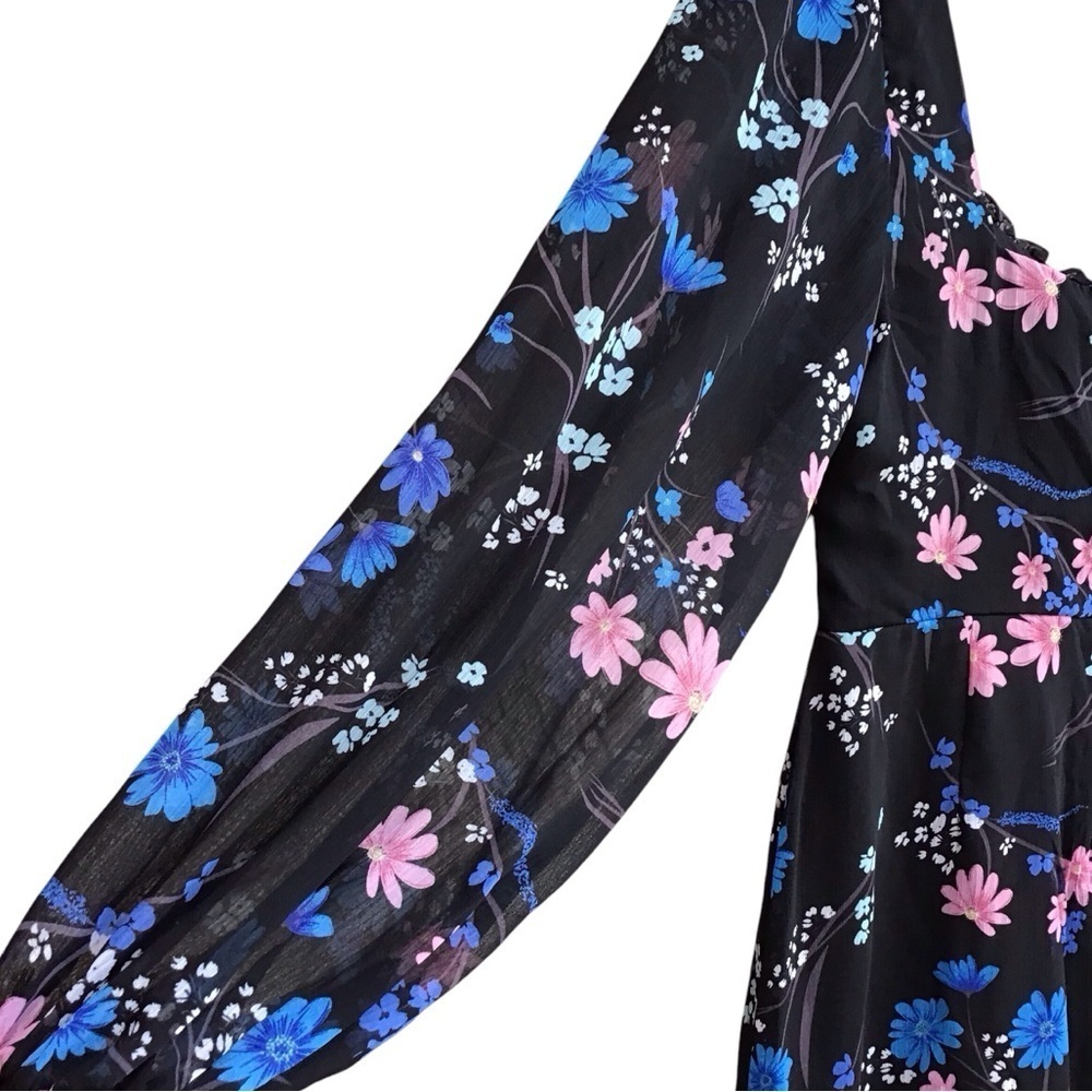 B Darlin Emma Printed Ruffle Dress NEW - Picture 10 of 11